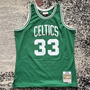 Men's Mitchell & Ness Larry Bird Boston Celtics Jersey
 - LARGE - BRAND NEW